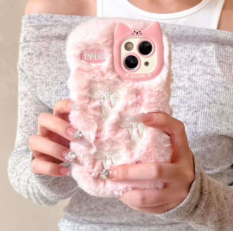 Fluffy Plush TPU Phone Case